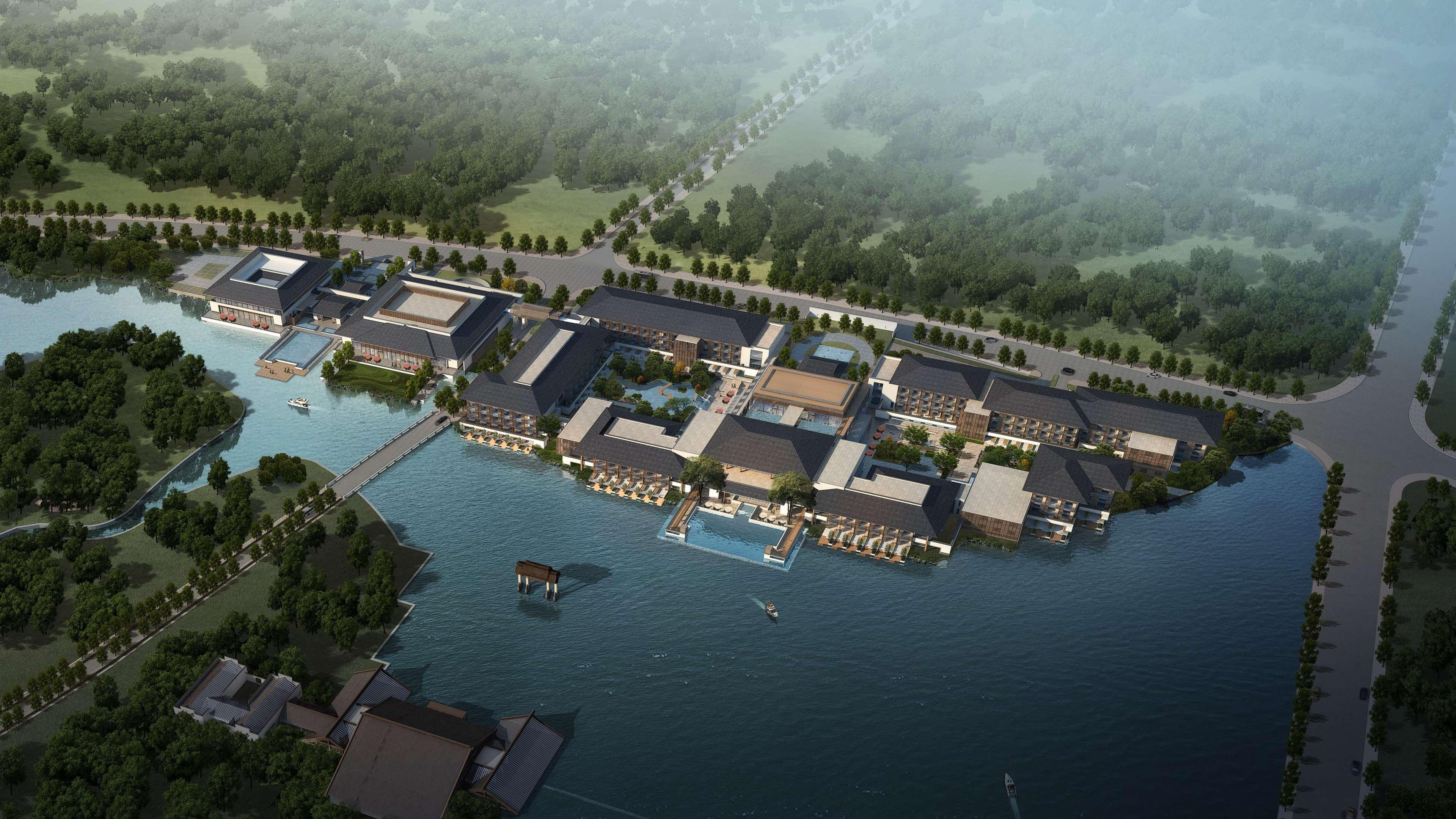 Hilton Shanghai Songjiang Guangfulin Buitenkant foto