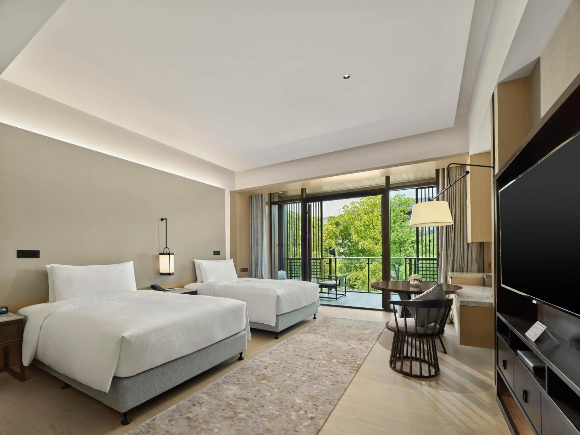 Hilton Shanghai Songjiang Guangfulin Buitenkant foto