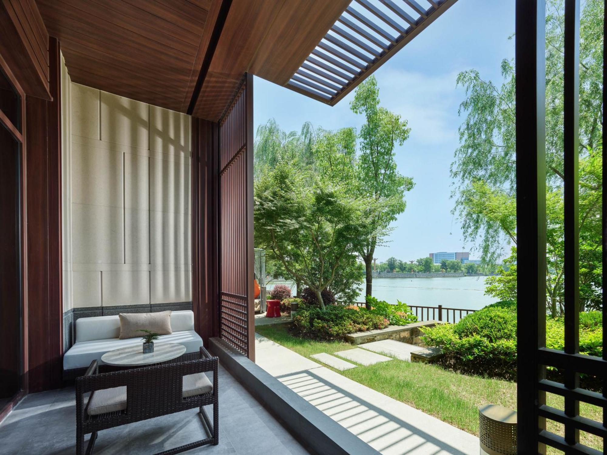 Hilton Shanghai Songjiang Guangfulin Buitenkant foto