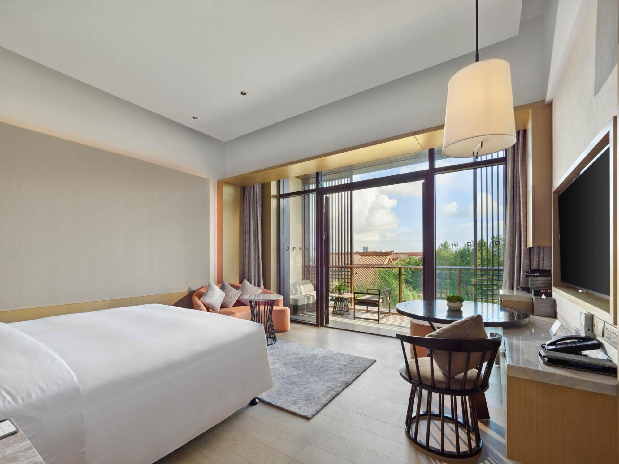 Hilton Shanghai Songjiang Guangfulin Buitenkant foto
